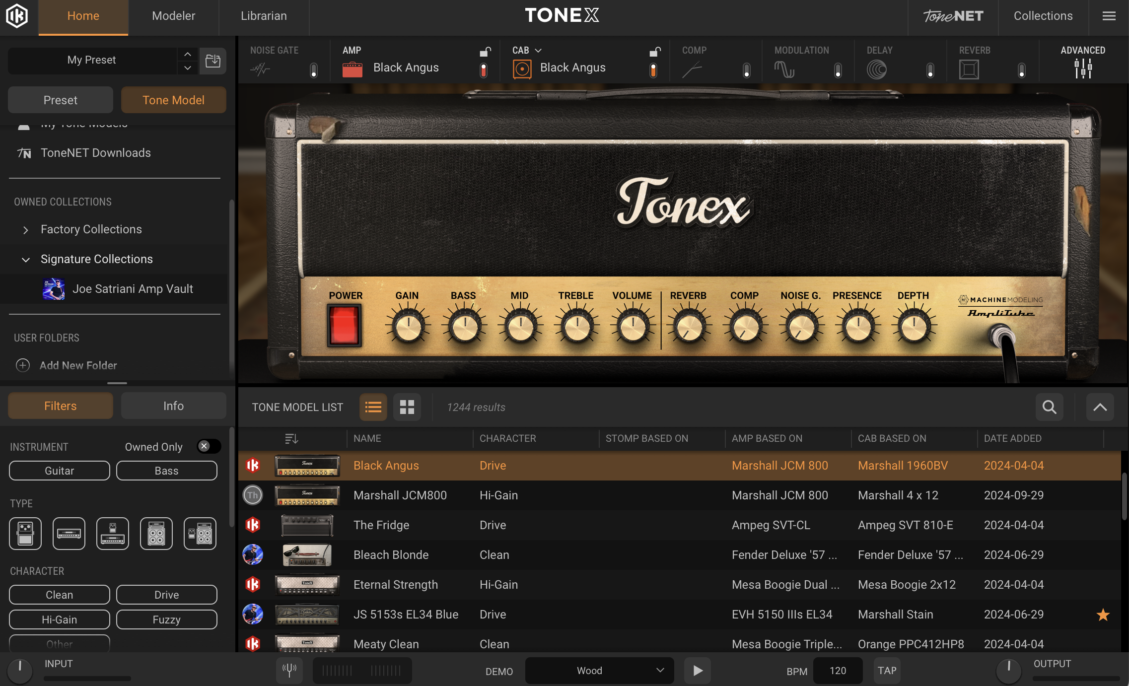 IK Multimedia Tonex SE Joe Satriani Amp Vault